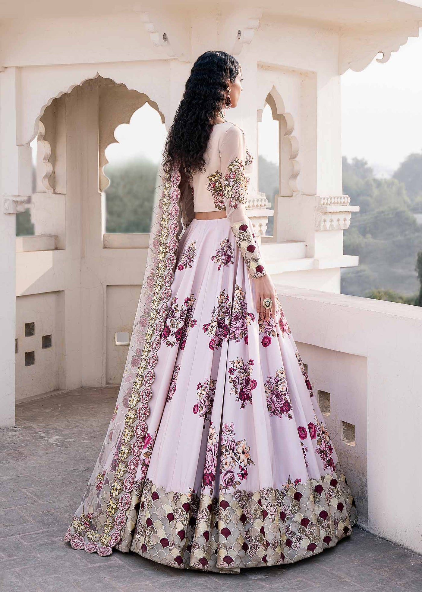 Woman Bridal Embroidered Lehenga