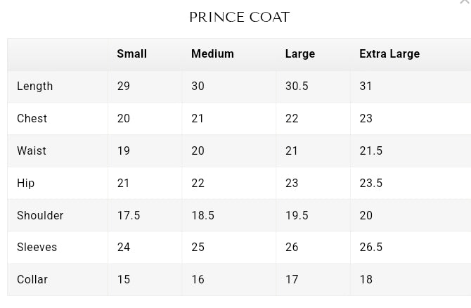 Prince Coat 50